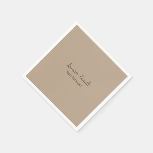 Beruflich modern Minimalistisch Serviette (Ecke)