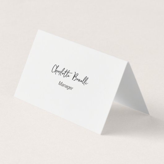 Beruflich modern Minimalistisch Visitenkarten (Vorderseite)
