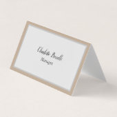 Beruflich modern Minimalistisch Visitenkarten (Vorderseite)