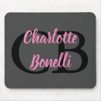 Beruflich Modern-Monogramm-Name Minimalistisch