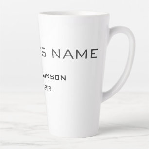 Beruflich modern Schlicht einfach Milchtasse