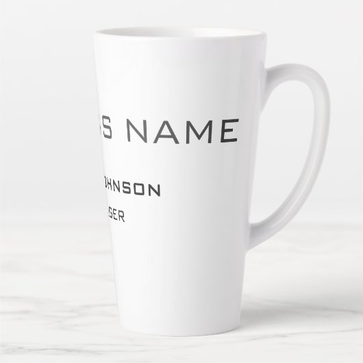 Beruflich modern Schlicht einfach Milchtasse (Rechts)