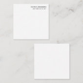 Beruflich modern Schlicht einfach Mitteilungskarte (Vorne/Hinten)