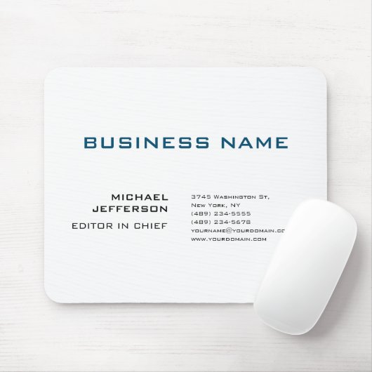 Beruflich modern Schlicht einfach Mousepad (Mit Mouse)