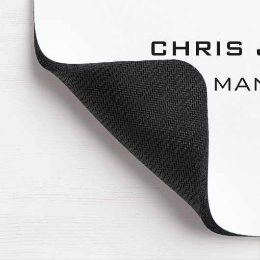 Beruflich modern Schlicht einfach Mousepad (Ecke)