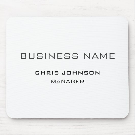 Beruflich modern Schlicht einfach Mousepad (Vorne)