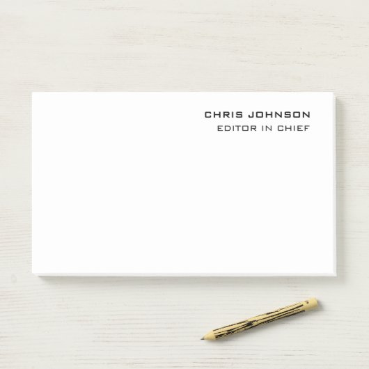 Beruflich modern Schlicht einfach Post-it Klebezettel (Auf Schreibtisch)