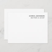 Beruflich modern Schlicht einfach RSVP Karte (Vorne/Hinten)