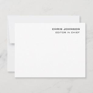 Beruflich modern Schlicht einfach RSVP Karte