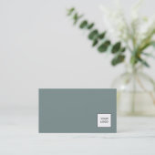 Beruflich modern Schlicht mit Logo-Elegante Farben Visitenkarte (Stehend Vorderseite)