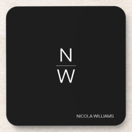 Beruflich Modern Simple Minimalistisch Dark Gray Getränkeuntersetzer