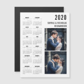 Beruflich Modern Two Foto 2020 Calendar Magnet (Vorne/Hinten)