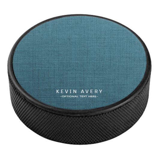Beruflich moderne Blue Linen Texture Eishockey Puck (3/4)