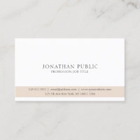 Beruflich Moderne Elegant Beige Weißer Sleek