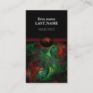 Beruflich Moderne Elegant Cool Genesis Green Visitenkarte