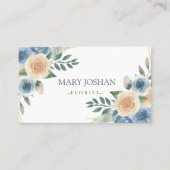 Beruflich Moderne Elegant Florist Visitenkarte (Vorderseite)