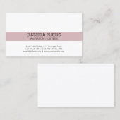 Beruflich Moderne Elegant Minimalistisch Schlicht Visitenkarte (Vorne/Hinten)