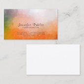 Beruflich Moderne Elegante Abstrakte Kunst Visitenkarte (Vorne/Hinten)