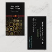 Beruflich Moderne Elegante Coole Hypnose Visitenkarte (Vorne/Hinten)