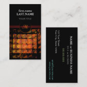 Beruflich Moderne Elegante Coole Mauer Visitenkarte (Vorne/Hinten)