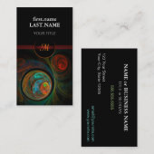 Beruflich Moderne Elegante Coole Wiedergeburt Blau Visitenkarte (Vorne/Hinten)