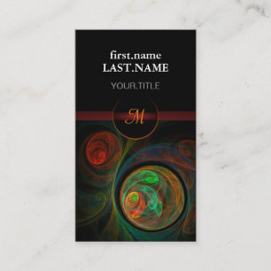 Beruflich Moderne Elegante Coole Wiedergeburt Grün Visitenkarte