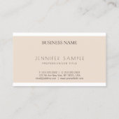 Beruflich Moderne Elegante Farben Schlicht Luxus Visitenkarte (Rückseite)