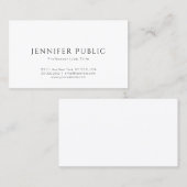 Beruflich Moderne Elegante Minimalistisch Schlicht Visitenkarte (Vorne/Hinten)