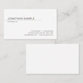 Beruflich Moderne Elegante Minimalistisch Trendy Visitenkarte (Vorne/Hinten)