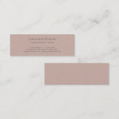 Beruflich Moderne Elegante Pearl Finish Luxus Mini Visitenkarte (Vorne/Hinten)