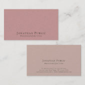 Beruflich Moderne Elegante Pearl Finish Luxus Visitenkarte (Vorne/Hinten)