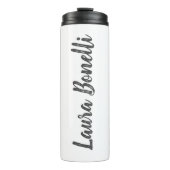 Beruflich moderne Minimalistische Bezeichnung Kall Thermosbecher (Vorderseite)