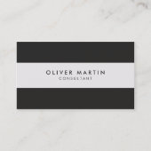 Beruflich Moderne Minimalistische Dunkelheit und l Visitenkarte (Vorderseite)