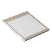 Beruflich Moderne Minimalistische Pastellfarben Notizblock (angewinkelt)