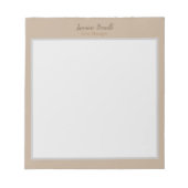 Beruflich Moderne Minimalistische Pastellfarben Notizblock (Vorderseite)