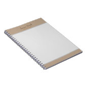 Beruflich Moderne Minimalistische Pastellfarben Notizblock (Rechte Seite)