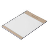 Beruflich Moderne Minimalistische Pastellfarben Notizblock (Linke Seite)