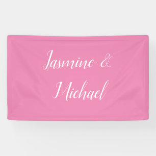 Beruflich Moderne Minimalistische Rosa Farbe Banner