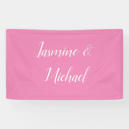Beruflich Moderne Minimalistische Rosa Farbe Banner (Horizontal)
