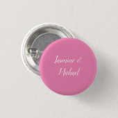 Beruflich Moderne Minimalistische Rosa Farbe Button (Vorne & Hinten)