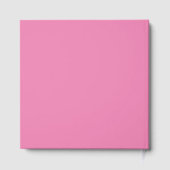 Beruflich Moderne Minimalistische Rosa Farbe Gästebuch (Rückseite)