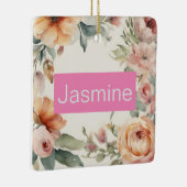 Beruflich Moderne Minimalistische Rose Blumenname Keramikornament (Rechts)