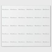 Beruflich Moderne Minimalistische Schlichte Kallig Geschenkpapier (Flach)