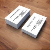 Beruflich Moderne Schlichte, einfache Premium-Seid Visitenkarte