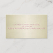 Beruflich Moderne, stilvolle Glitterie-Lips Visitenkarte (Rückseite)