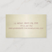 Beruflich Moderne, stilvolle Glitterie-Lips Visitenkarte (Rückseite)