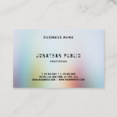 Beruflich Moderne und Abstrakte Kunst, Dichtung un Visitenkarte (Rückseite)