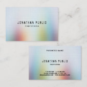 Beruflich Moderne und Abstrakte Kunst, Dichtung un Visitenkarte (Vorne/Hinten)