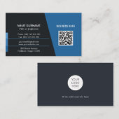 Beruflich Moderne Visitenkarte mit QR-Code (Vorne/Hinten)