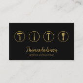 Beruflich Moderne Zuhause-Reparatur Handyman Visitenkarte (Vorderseite)